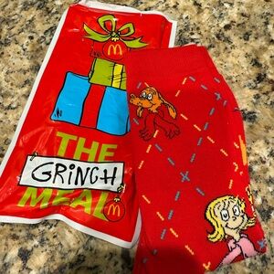 Limited Edition Grinch Socks McDonalds